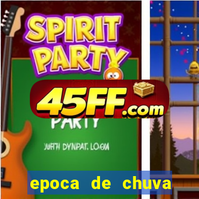 epoca de chuva porto seguro
